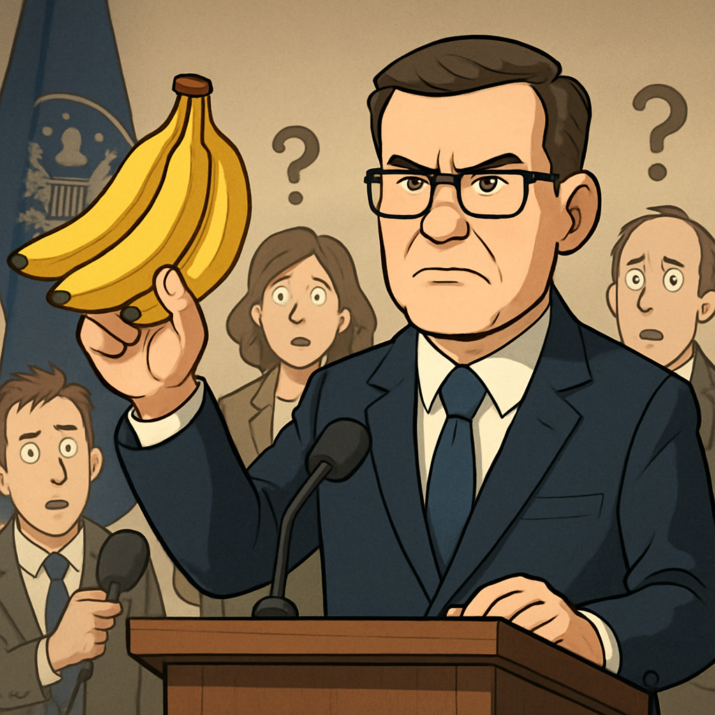 Rząd ogłasza nowy plan walki z inflacją: płatności w bananach