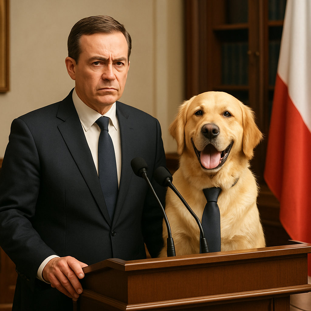 Rząd ogłasza nowy program: 'Pies w każdym urzędzie'