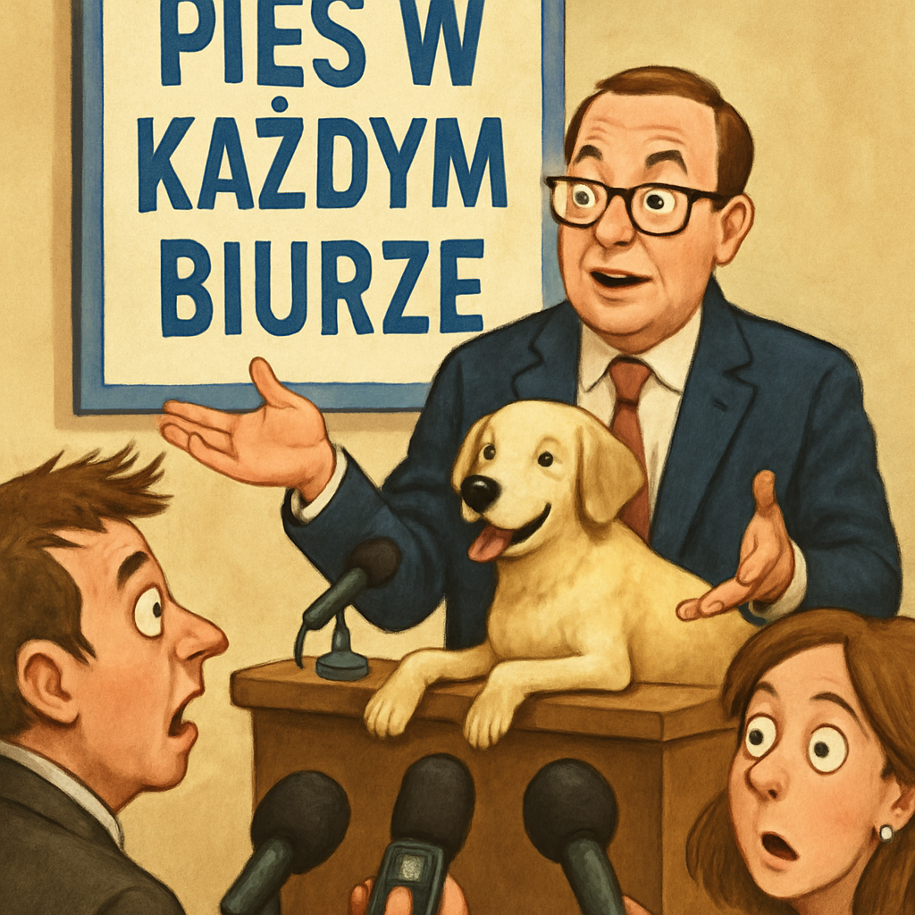 Rząd ogłasza nowy program: 'Pies w każdym biurze'