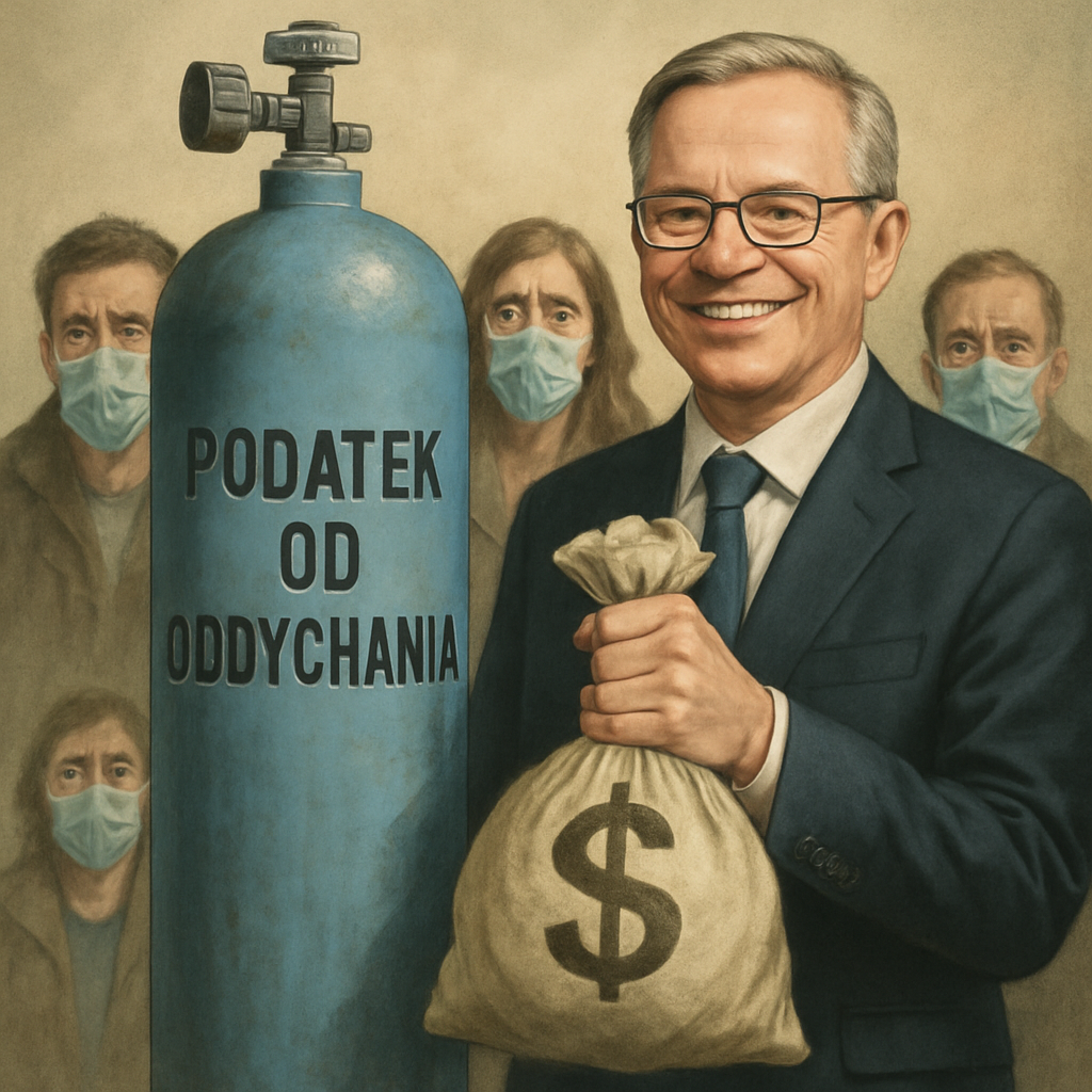 Rząd wprowadza nowy podatek od oddychania – „Bo przecież ktoś musi zapłacić za to powietrze”